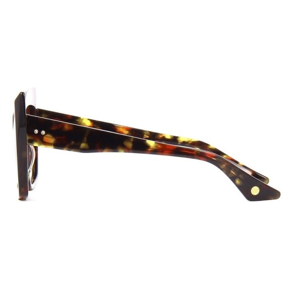 A2590Z New DITA Telemaker Havana Square DTS704 02 Sunglasses Women - Picture 3 of 5